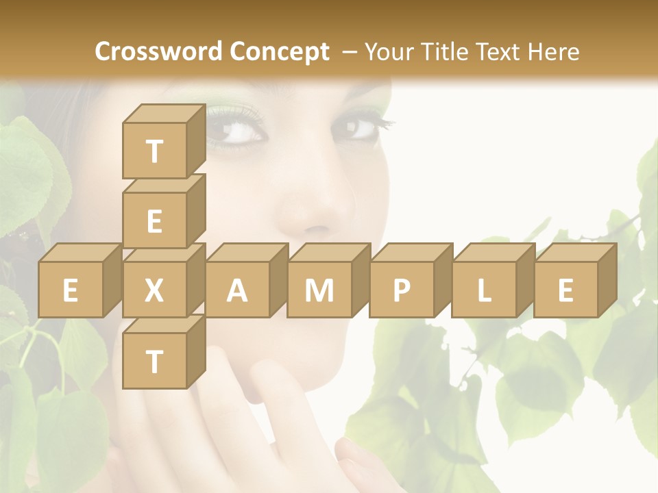 Youth Art Portrait PowerPoint Template