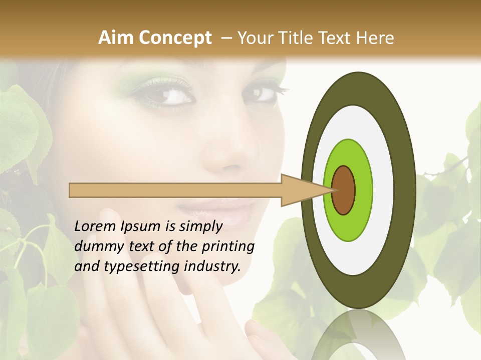 Youth Art Portrait PowerPoint Template