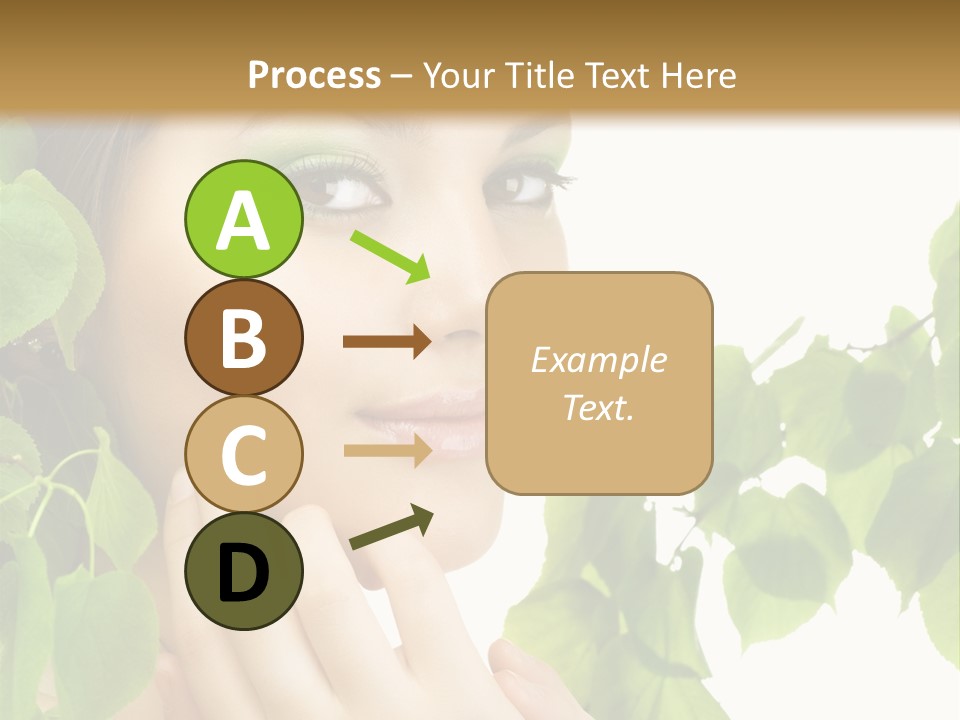 Youth Art Portrait PowerPoint Template