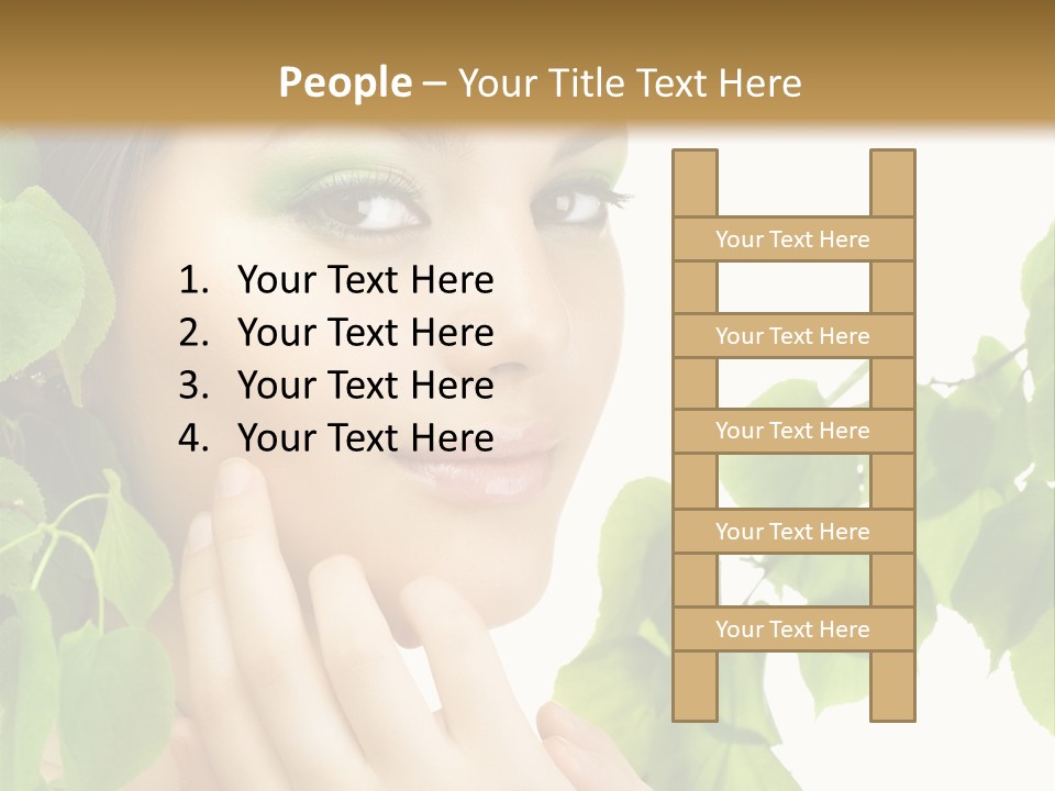 Youth Art Portrait PowerPoint Template