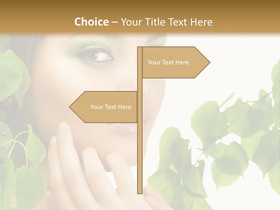 Youth Art Portrait PowerPoint Template