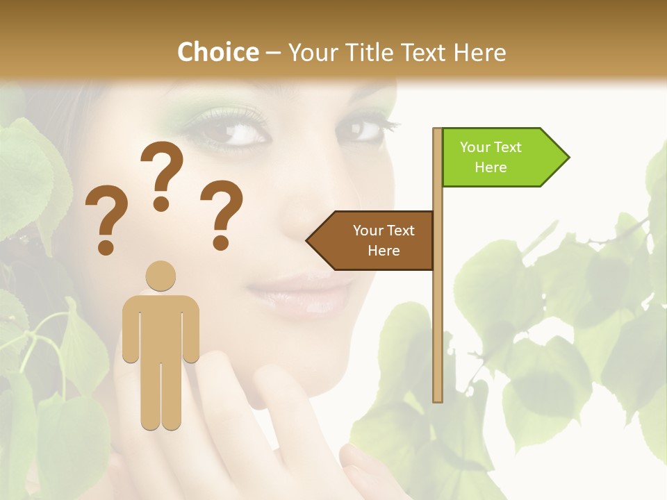 Youth Art Portrait PowerPoint Template