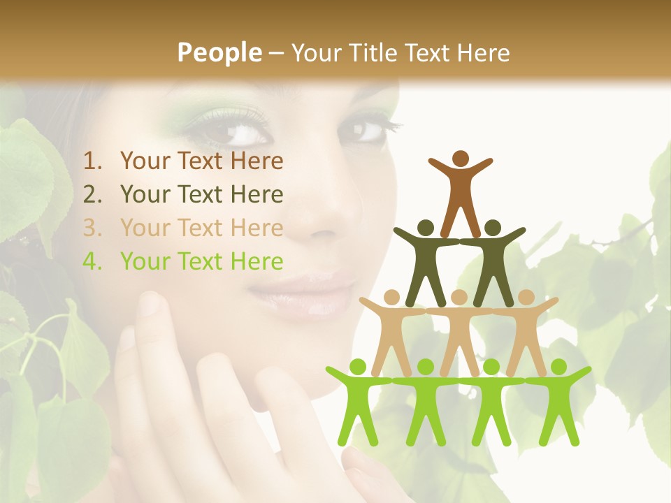 Youth Art Portrait PowerPoint Template