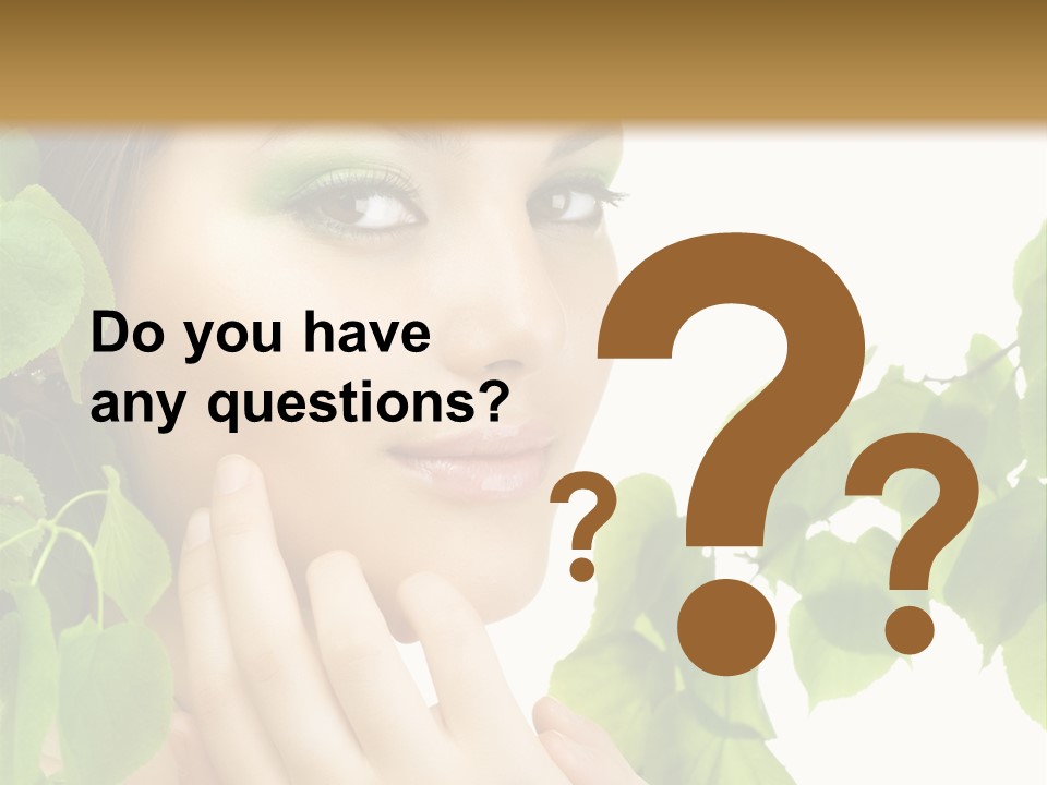 Youth Art Portrait PowerPoint Template