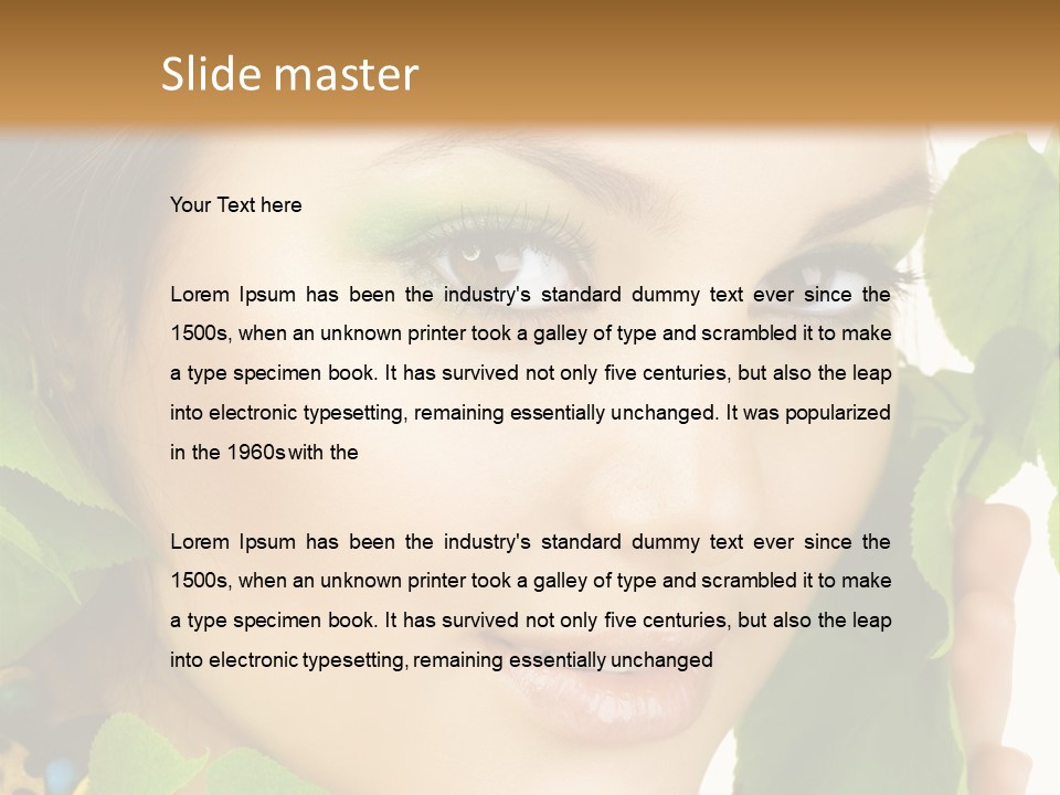 Natural Youth Green PowerPoint Template