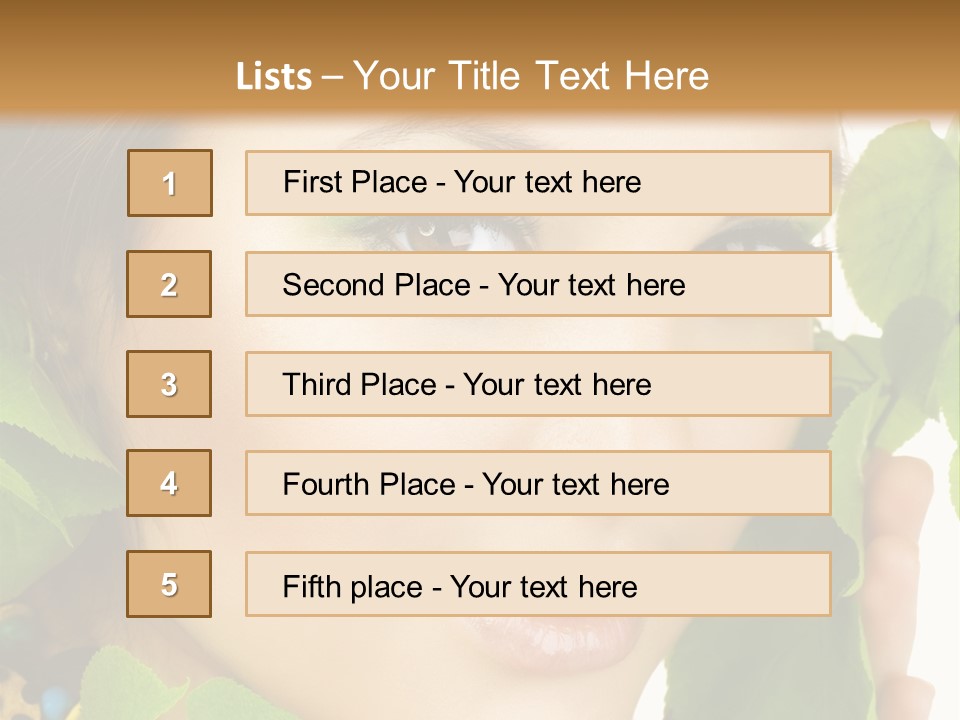 Natural Youth Green PowerPoint Template