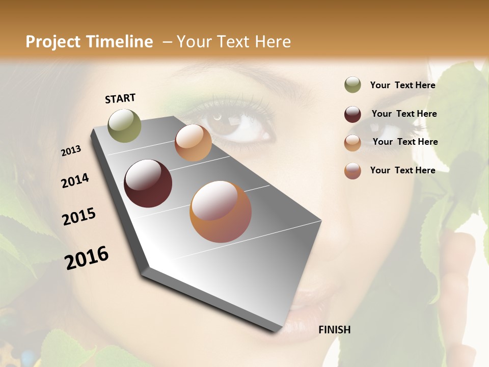 Natural Youth Green PowerPoint Template