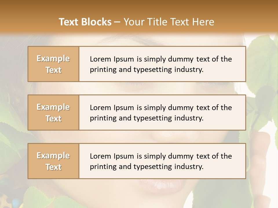 Natural Youth Green PowerPoint Template