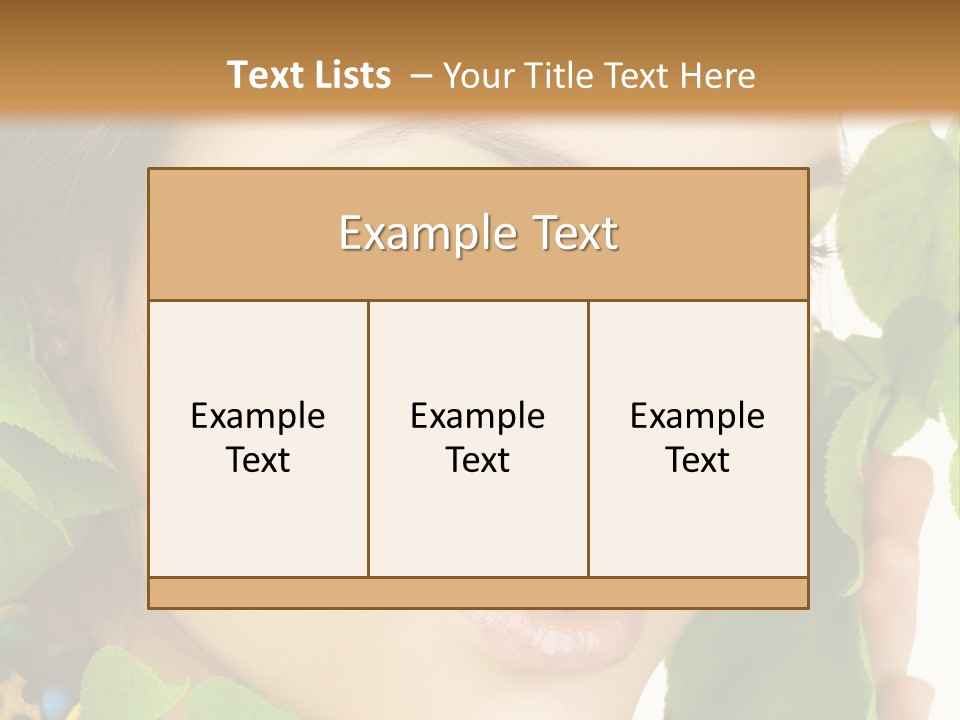 Natural Youth Green PowerPoint Template