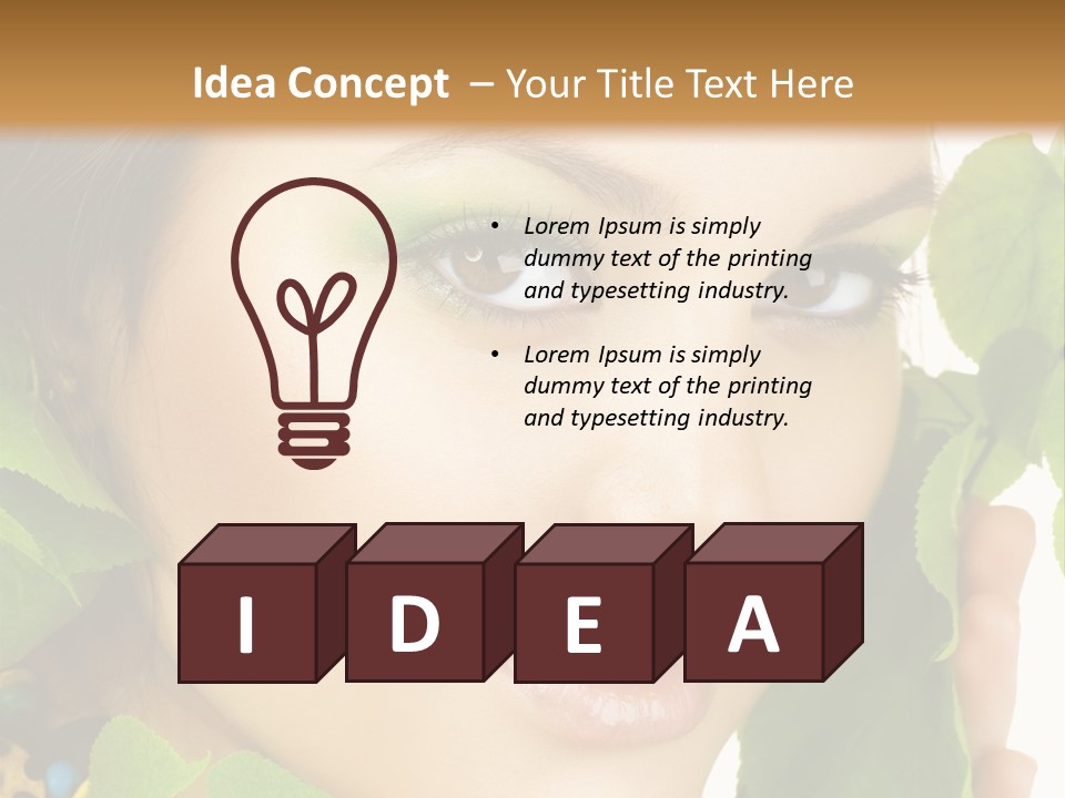 Natural Youth Green PowerPoint Template