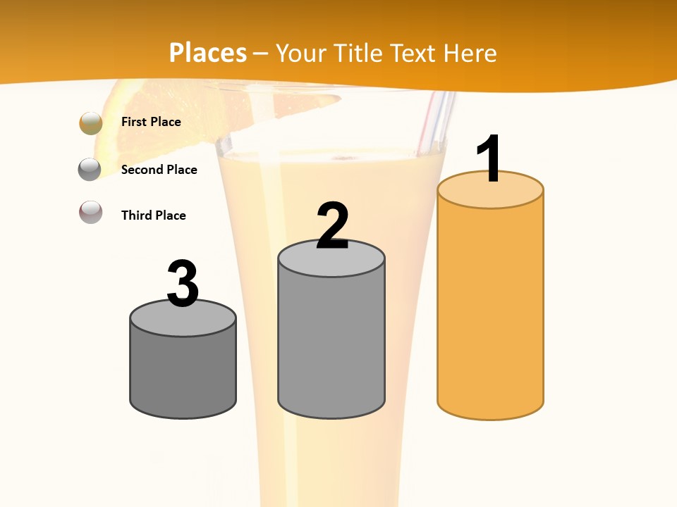 Half Dessert Slice PowerPoint Template