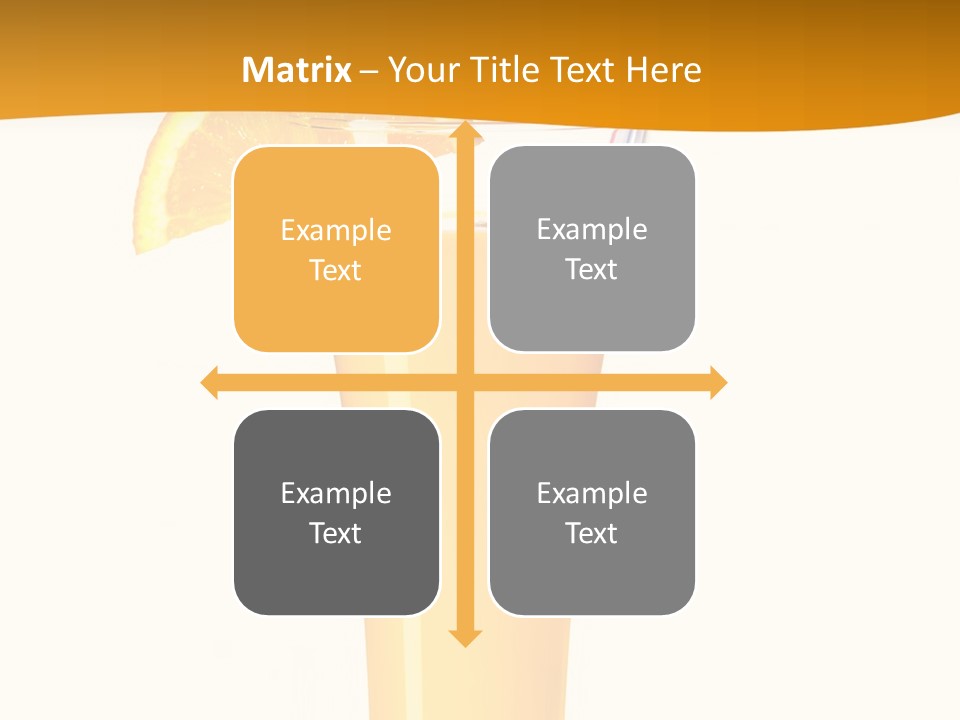 Half Dessert Slice PowerPoint Template