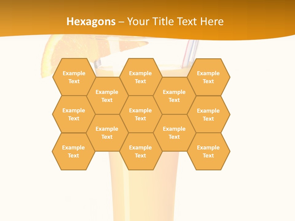 Half Dessert Slice PowerPoint Template