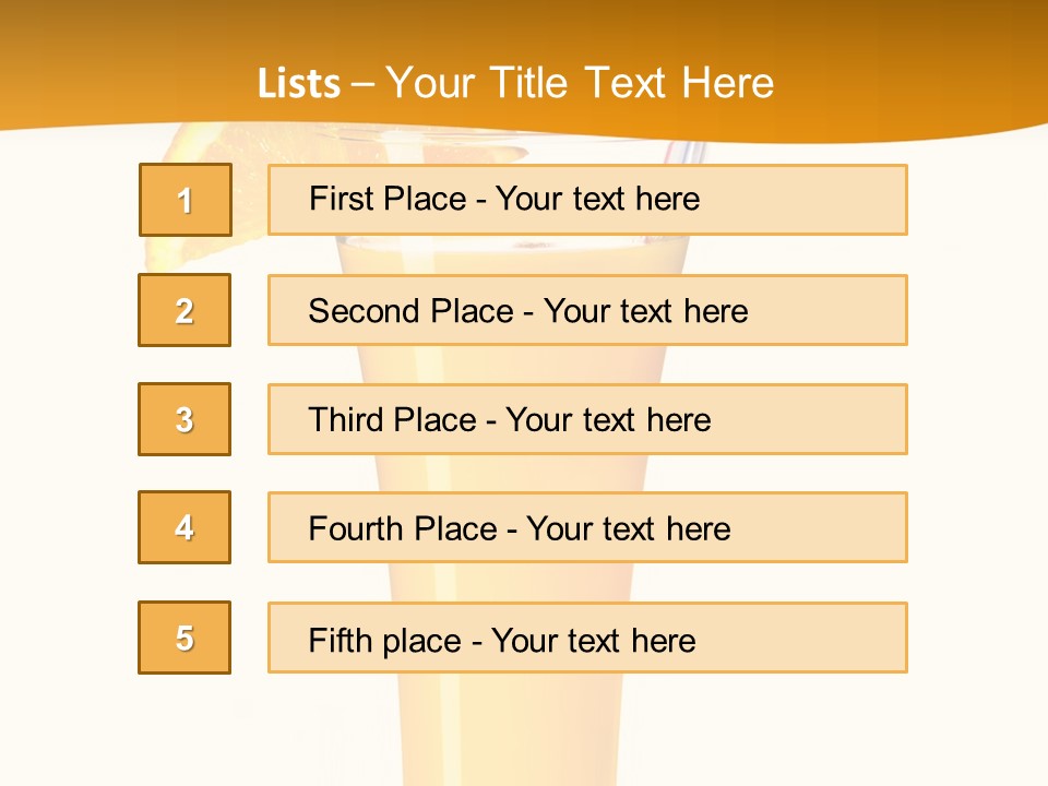 Half Dessert Slice PowerPoint Template