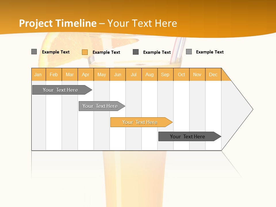 Half Dessert Slice PowerPoint Template