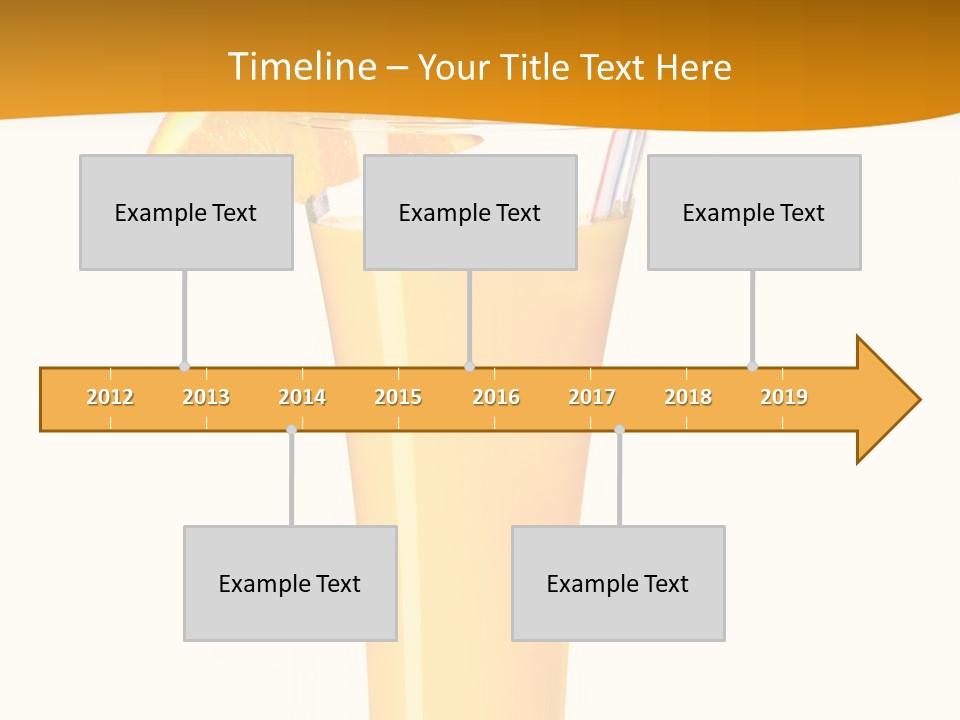 Half Dessert Slice PowerPoint Template