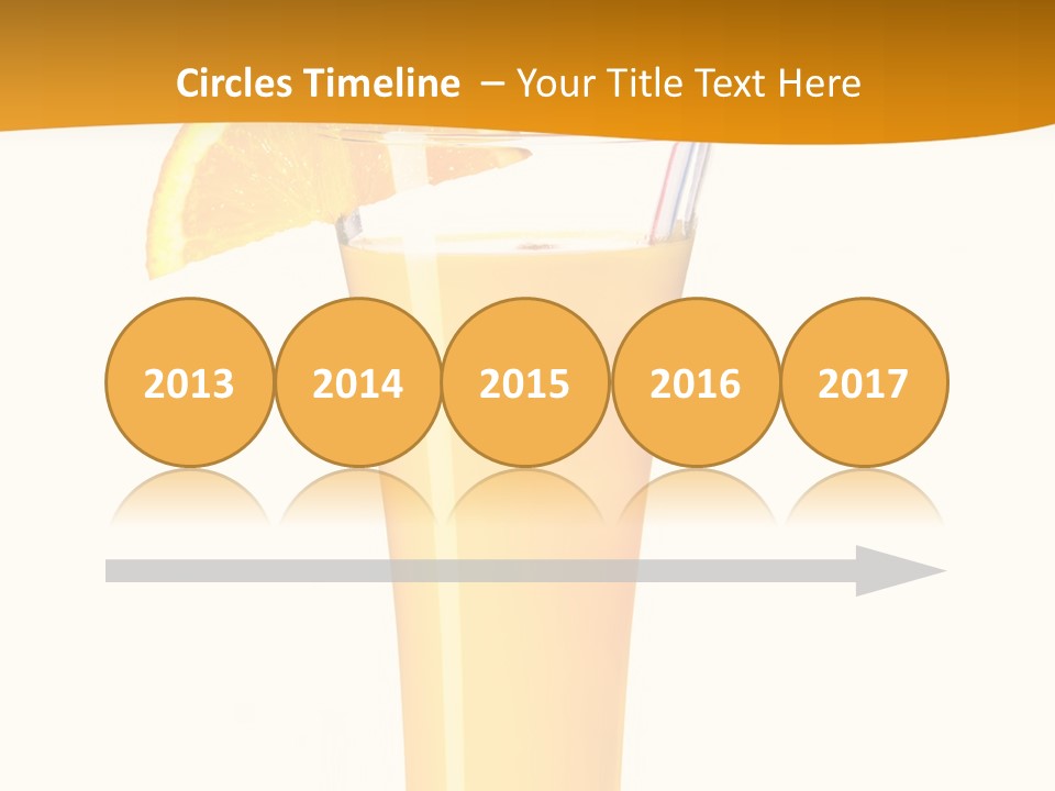 Half Dessert Slice PowerPoint Template