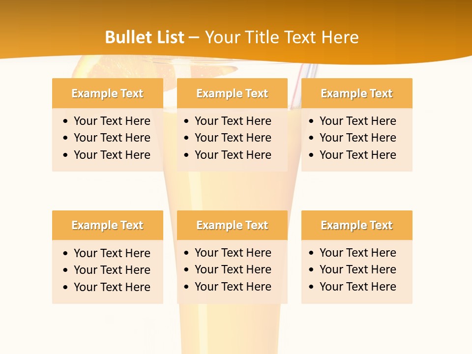 Half Dessert Slice PowerPoint Template