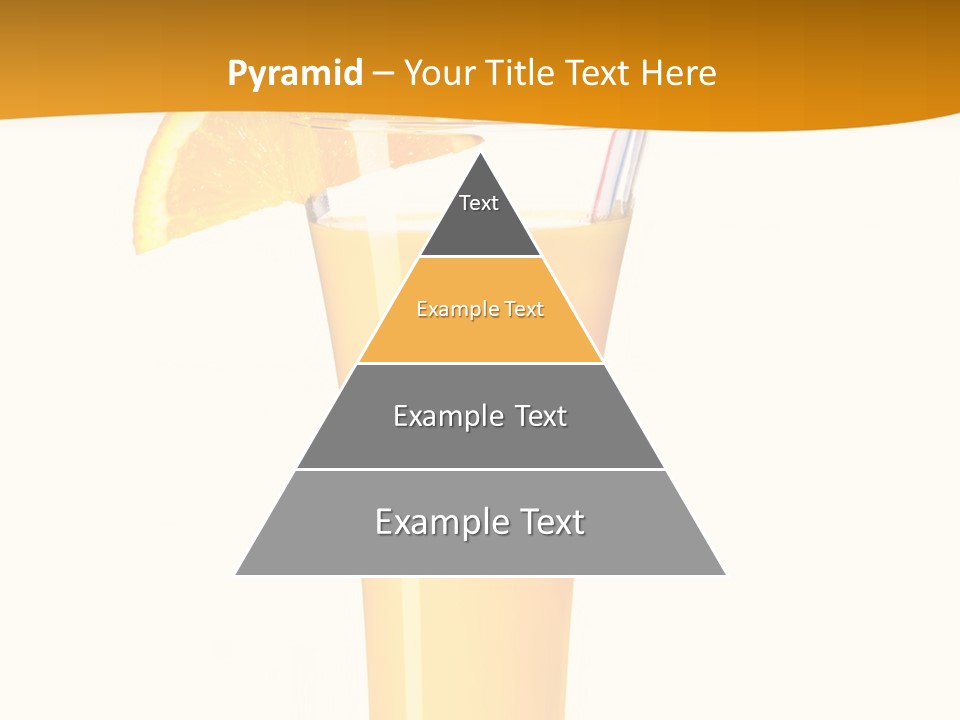 Half Dessert Slice PowerPoint Template