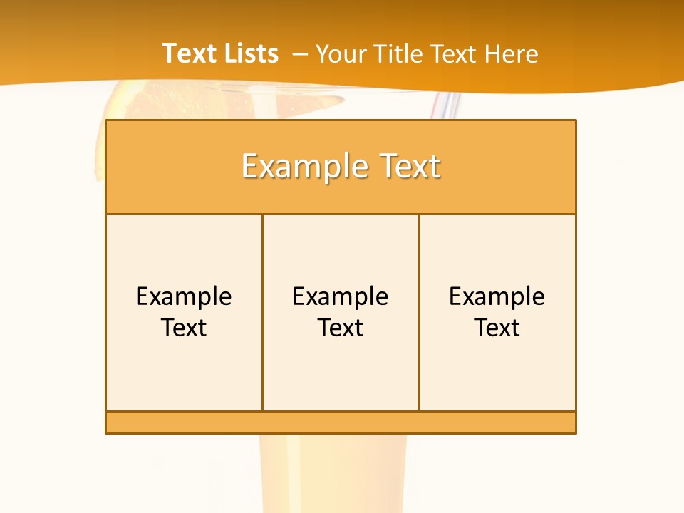Half Dessert Slice PowerPoint Template