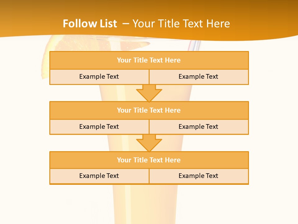 Half Dessert Slice PowerPoint Template
