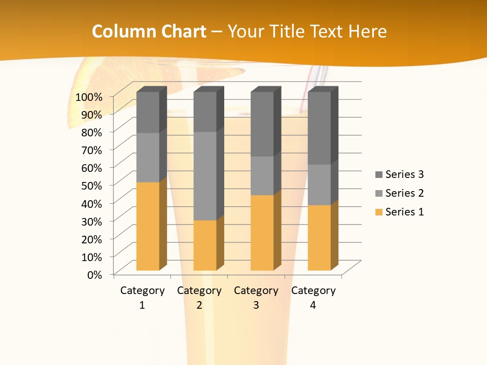 Half Dessert Slice PowerPoint Template