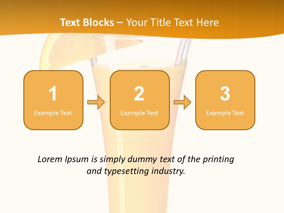 Half Dessert Slice PowerPoint Template