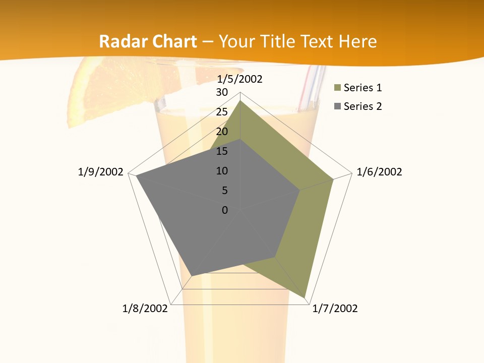 Half Dessert Slice PowerPoint Template