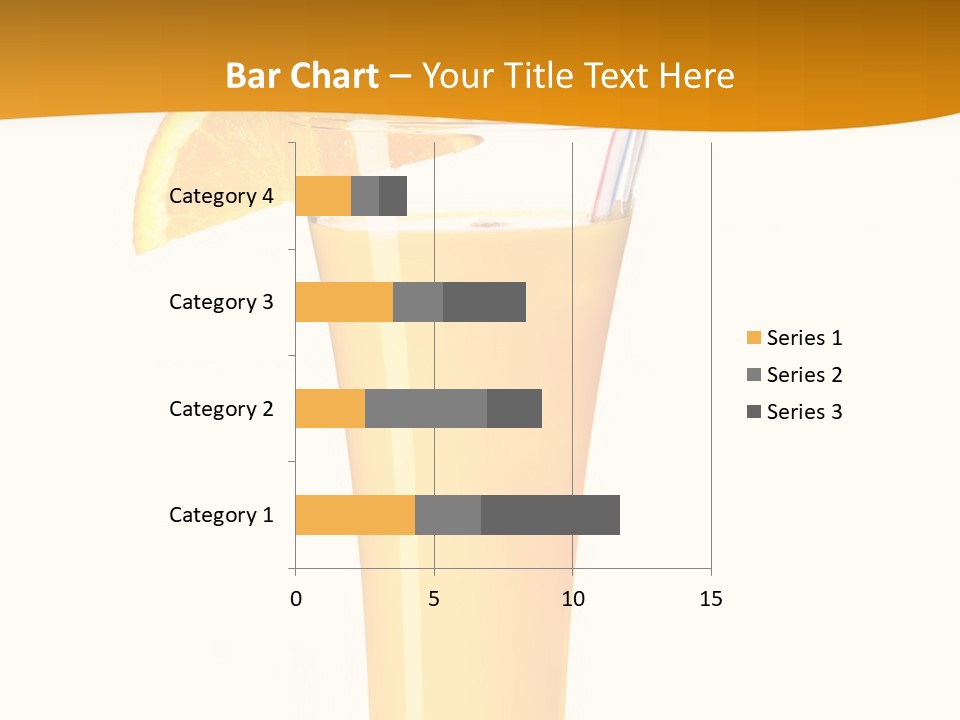 Half Dessert Slice PowerPoint Template