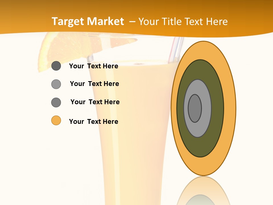 Half Dessert Slice PowerPoint Template