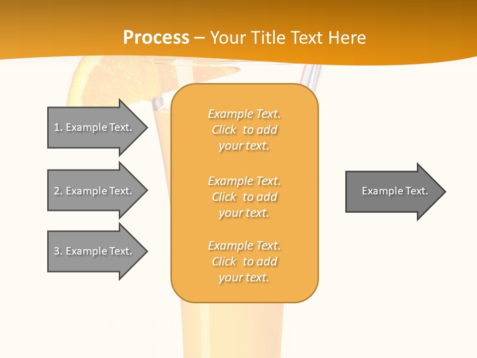 Half Dessert Slice PowerPoint Template