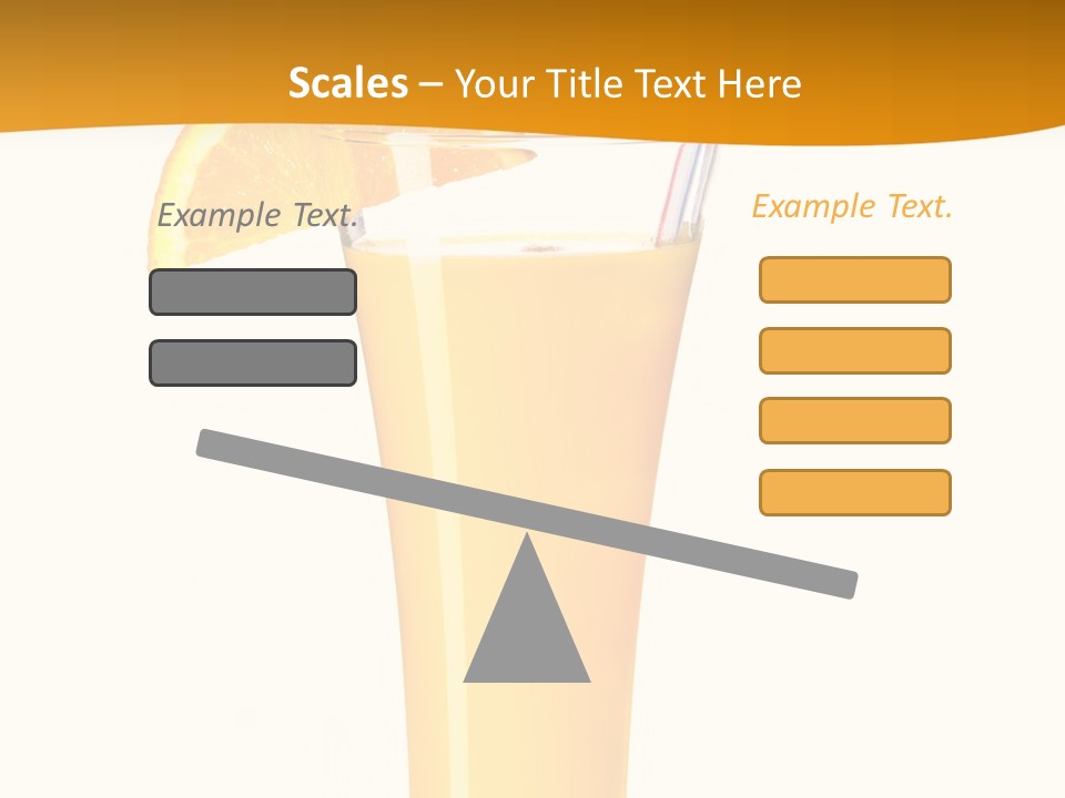 Half Dessert Slice PowerPoint Template