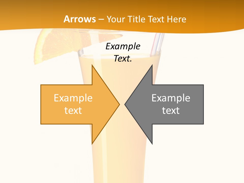 Half Dessert Slice PowerPoint Template