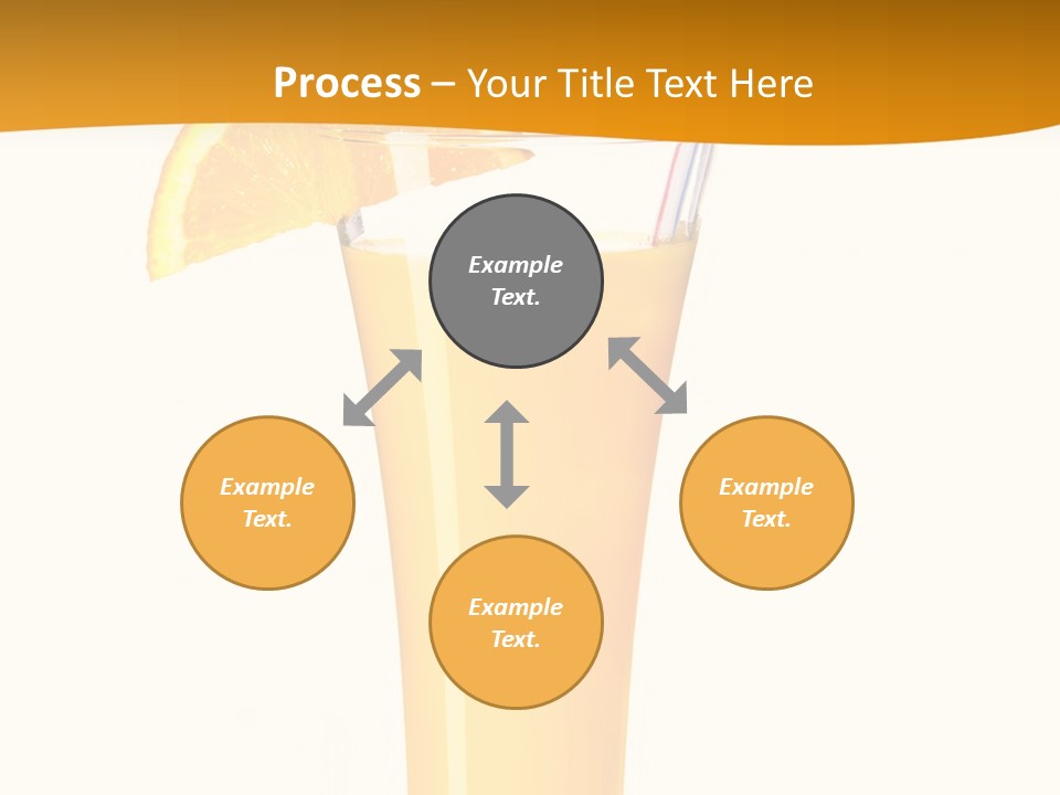 Half Dessert Slice PowerPoint Template