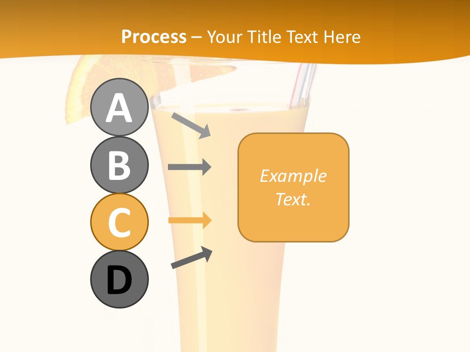 Half Dessert Slice PowerPoint Template