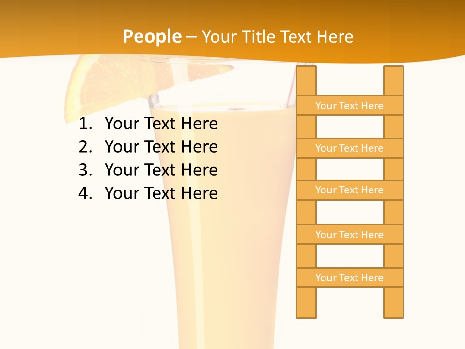 Half Dessert Slice PowerPoint Template