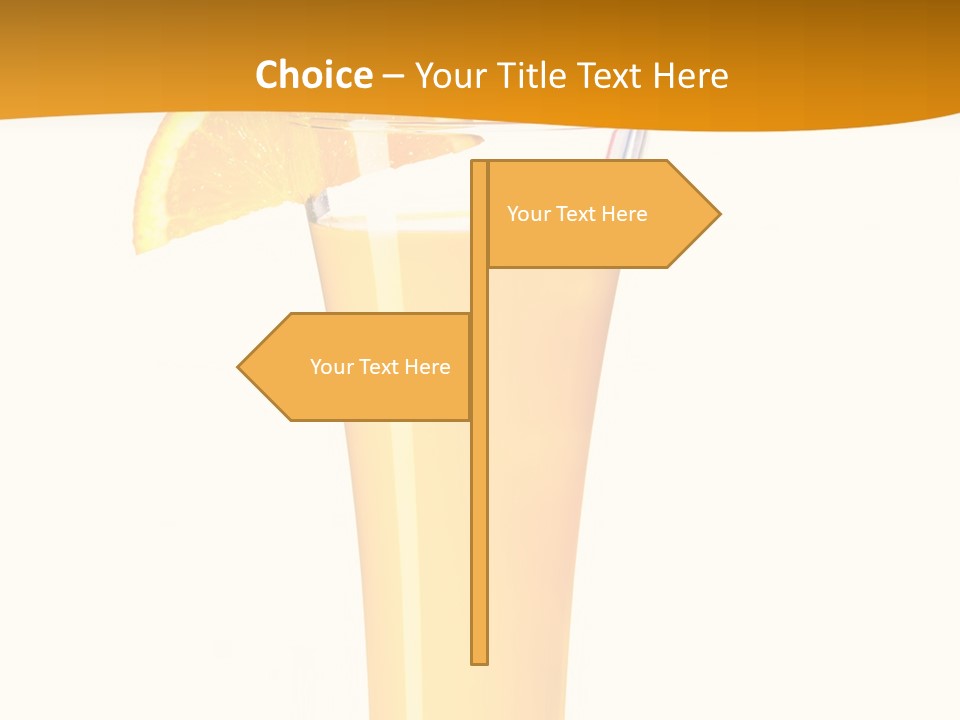 Half Dessert Slice PowerPoint Template
