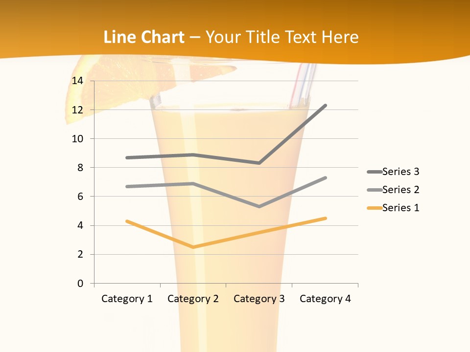 Half Dessert Slice PowerPoint Template