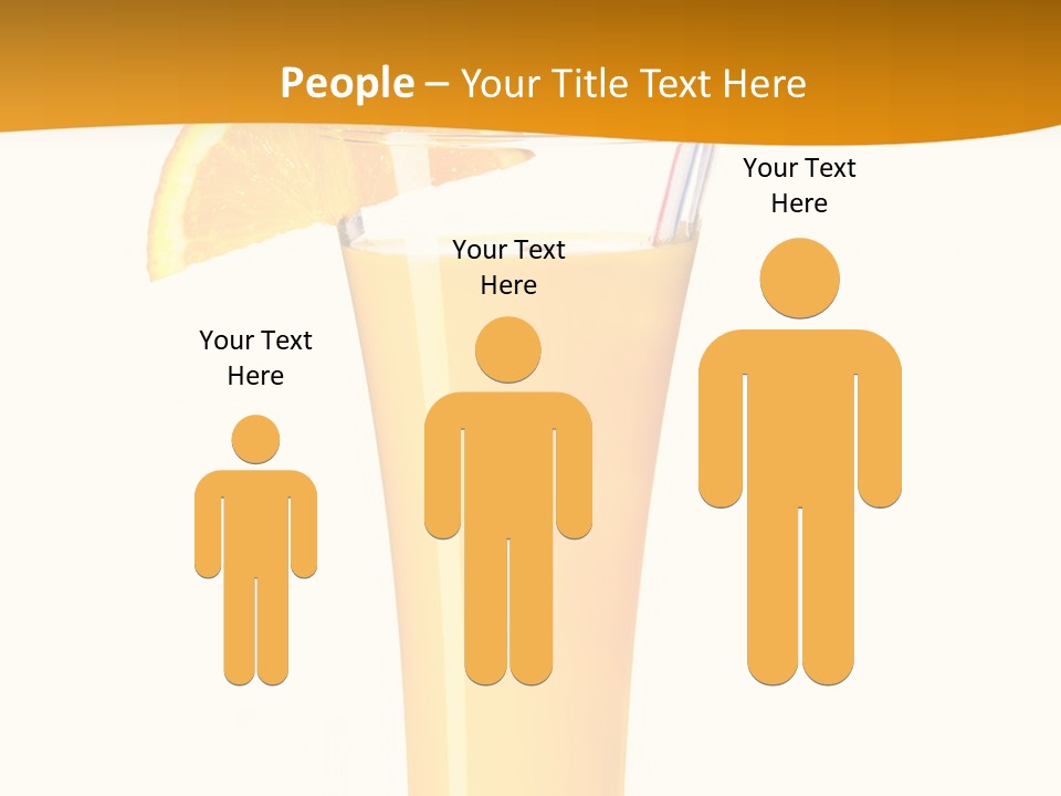 Half Dessert Slice PowerPoint Template