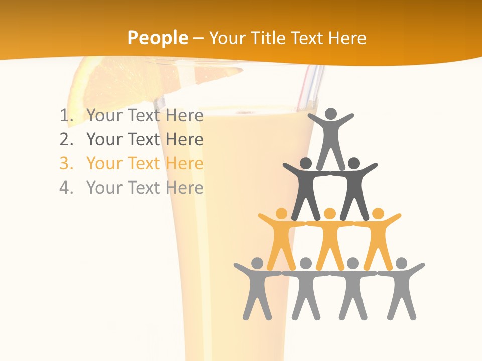 Half Dessert Slice PowerPoint Template