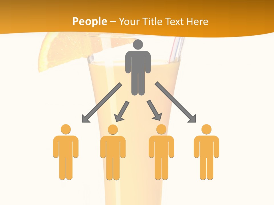 Half Dessert Slice PowerPoint Template