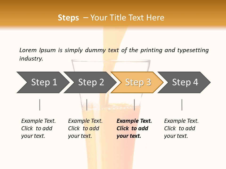 Nature Breakfast Beverage PowerPoint Template