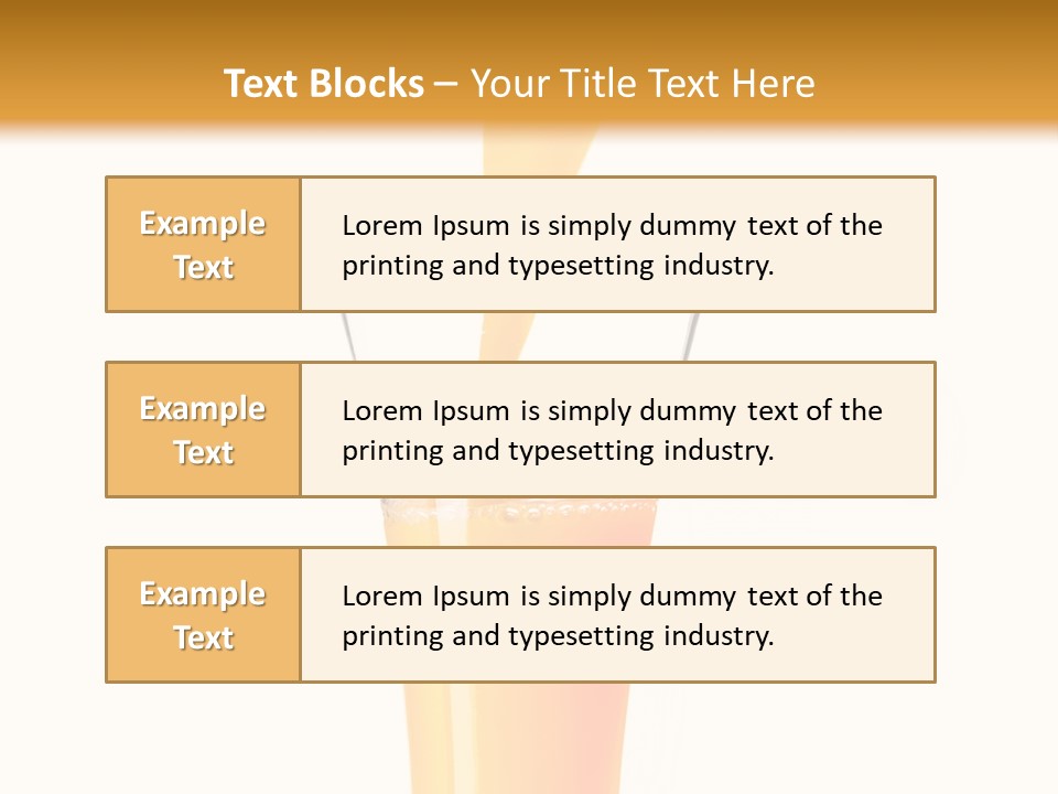 Nature Breakfast Beverage PowerPoint Template