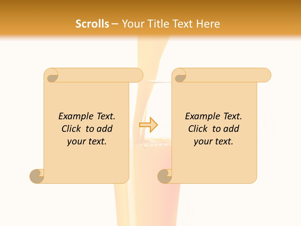 Nature Breakfast Beverage PowerPoint Template