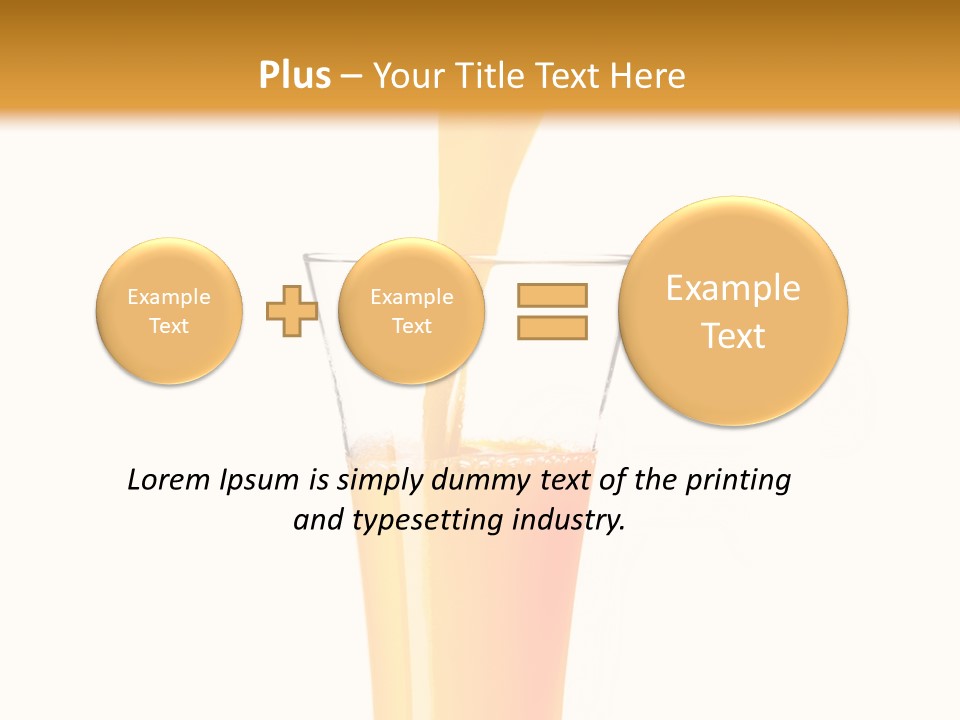 Nature Breakfast Beverage PowerPoint Template