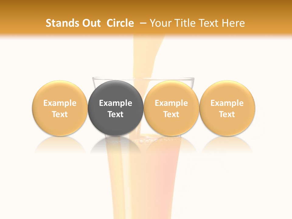 Nature Breakfast Beverage PowerPoint Template