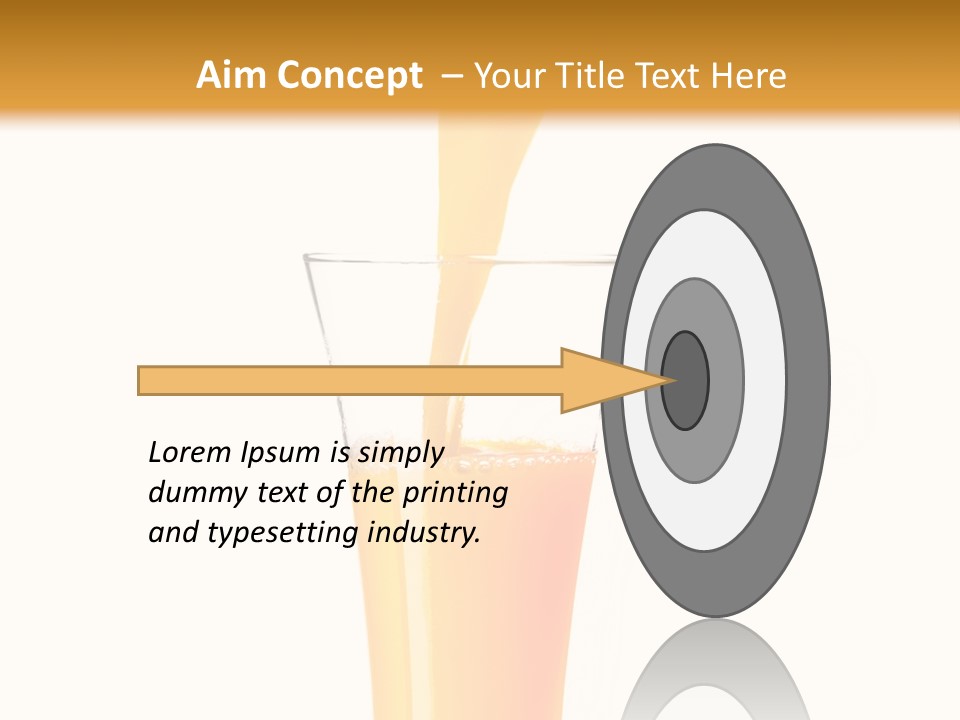 Nature Breakfast Beverage PowerPoint Template