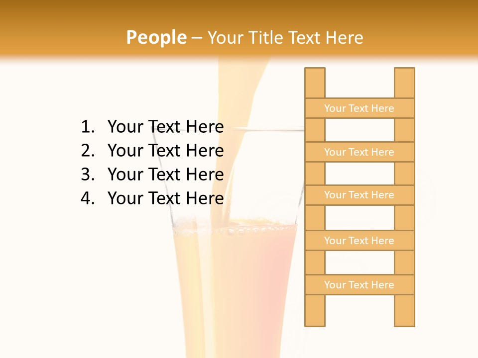 Nature Breakfast Beverage PowerPoint Template