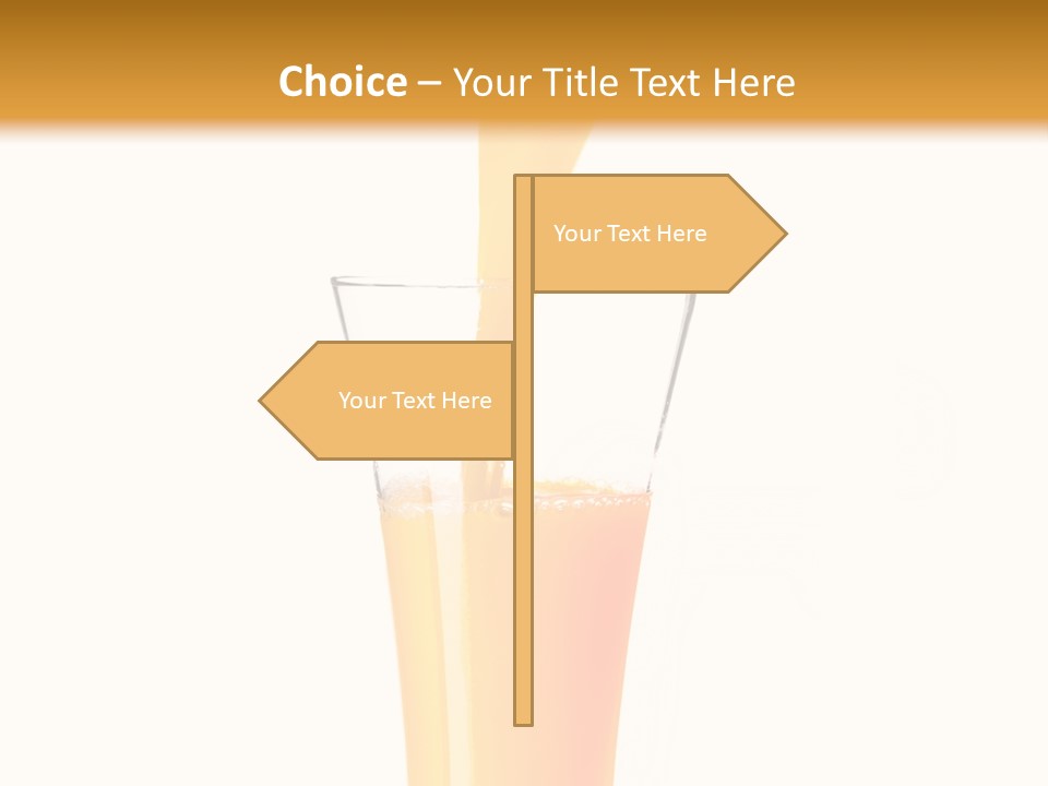 Nature Breakfast Beverage PowerPoint Template