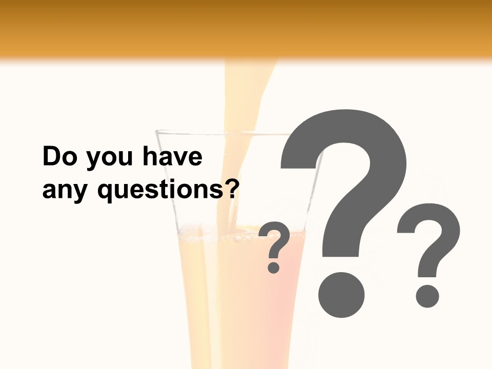 Nature Breakfast Beverage PowerPoint Template